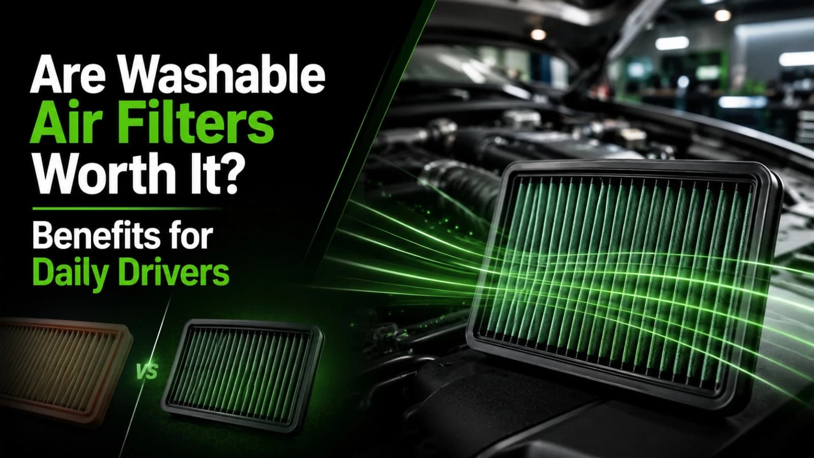 Are Washable Air Filters Worth It? Benefits for Daily Drivers