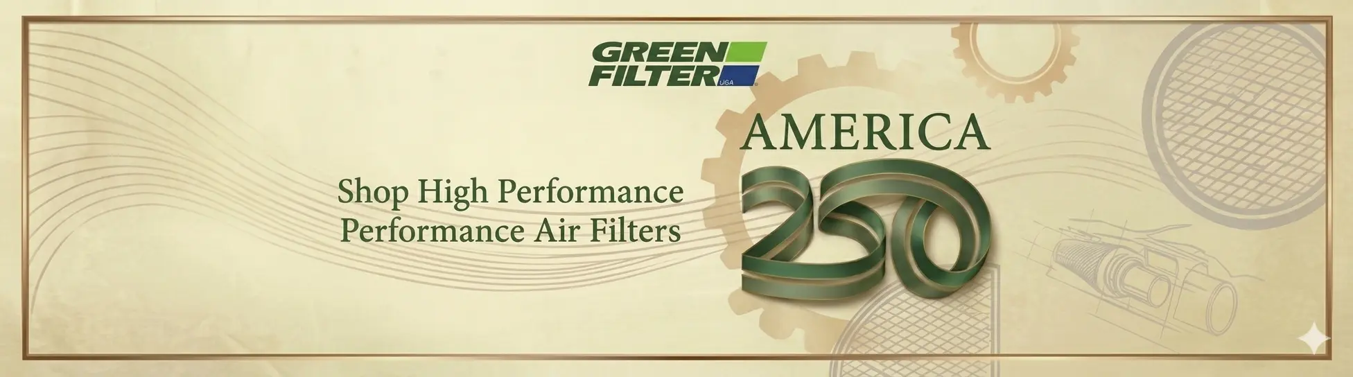 Shop High-Flow Performance Air Filters - America 250