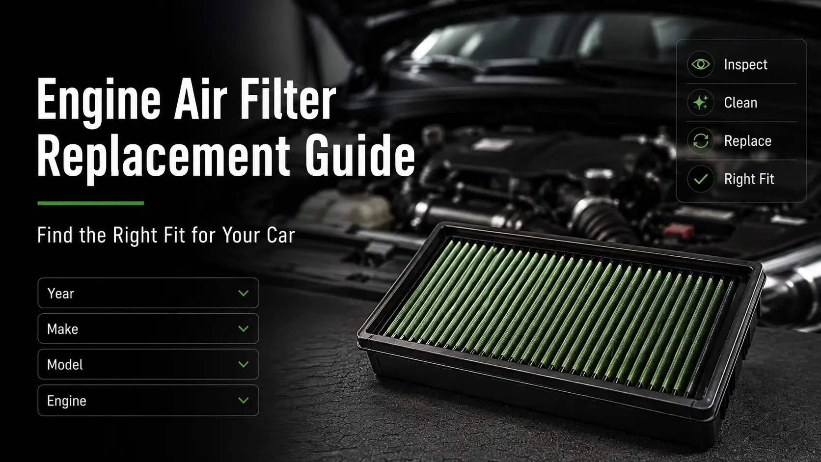 Engine Air Filter Replacement Guide: Find the Right Fit