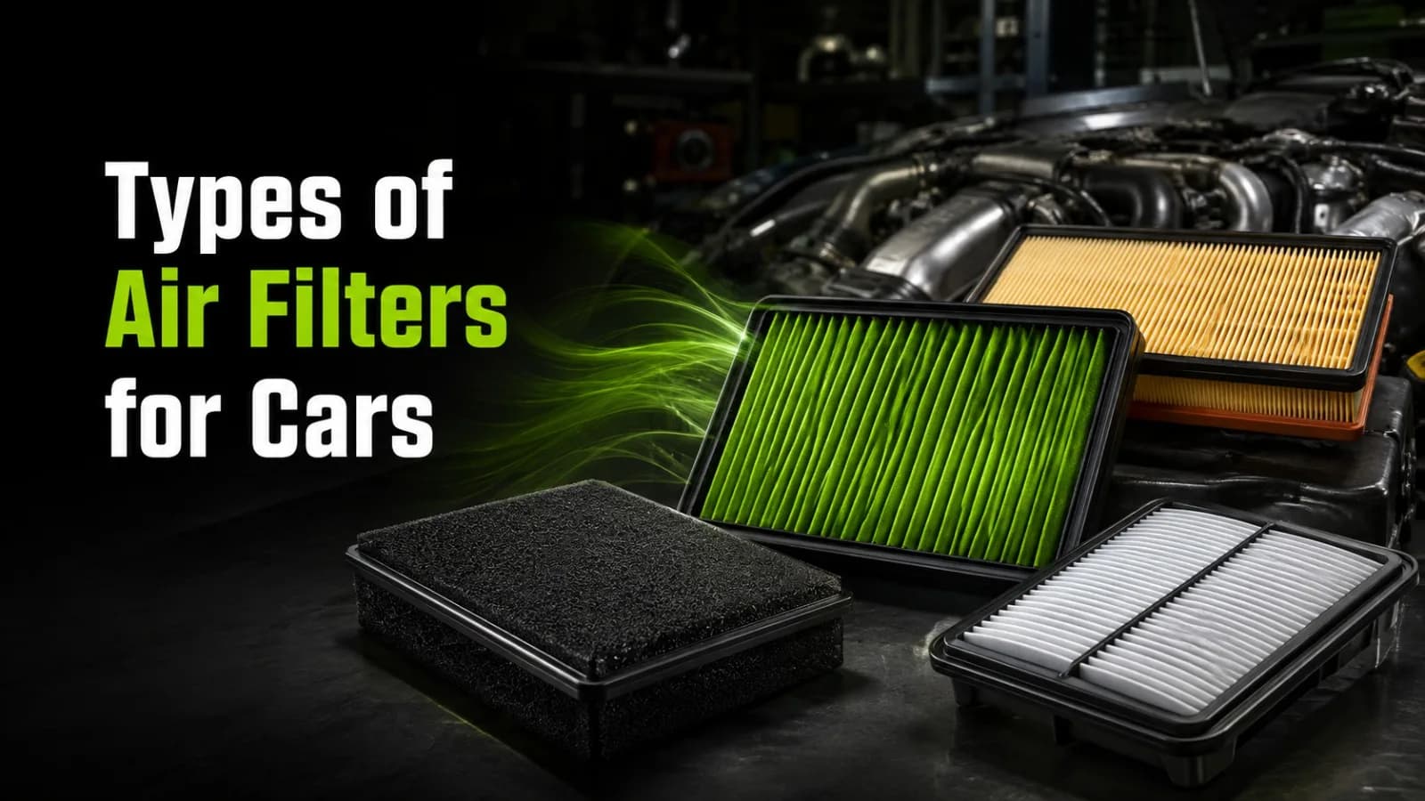 Types of Air Filters for Cars: Paper, Foam & Reusable Options Compared