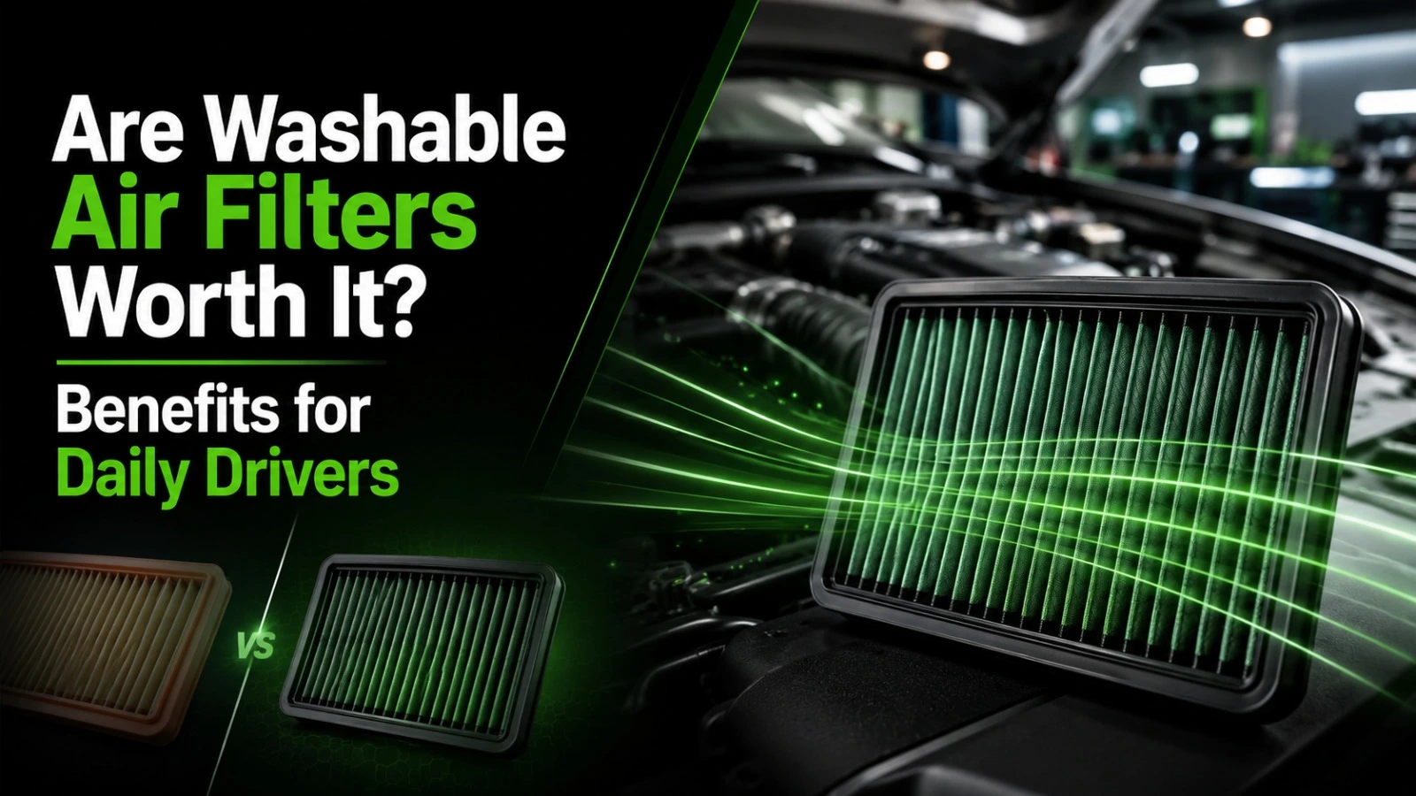 Are Washable Air Filters Worth It? Benefits for Daily Drivers